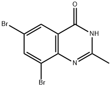 6,8-DIBROMO-2-METHYLQUINAZOLIN-4-OL 구조식 이미지