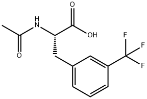 AC-DL-PHE(3-CF3)-OH 구조식 이미지