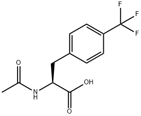 AC-DL-PHE(4-CF3)-OH 구조식 이미지