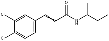 3,4-디클로로페닐프로페닐이소부틸아미드 구조식 이미지
