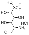 D-GLUCOSAMINE, [6-3H] HYDROCHLORIDE 구조식 이미지