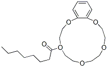 4-OCTANOYLBENZO-15-CROWN-5 Structure