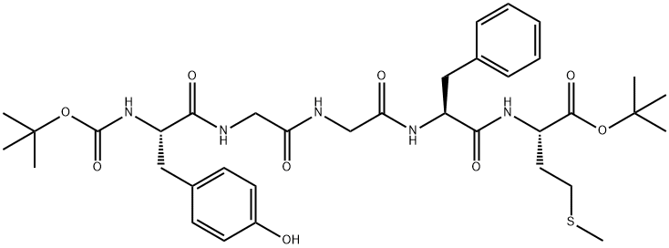 BOC-MET-ENKEPHALIN-T-BUTYL ESTER Structure