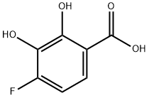 Benzoic  acid,  4-fluoro-2,3-dihydroxy- Structure