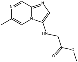 글리신,N-(6-메틸이미다조[1,2-a]피라진-3-일)-,메틸에스테르(9CI) 구조식 이미지