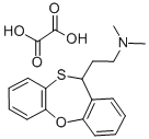 11-(2-Dimethylaminoethyl)-11H-dibenzo(b,f)-1,4-oxathiepin hydrogen oxa late Structure