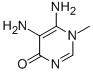 4,5-DIAMINO-3-METHYL-6-OXOPYRIMIDINE Structure