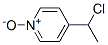 Pyridine, 4-(1-chloroethyl)-, 1-oxide (9CI) Structure