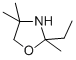 2-ETHYL-2,4,4-TRIMETHYL OXAZOLIDINE Structure