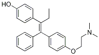 (E)-4-[1-[[4-[2-(DiMethylaMino)ethoxy]phenyl]phenylMethylene]propyl]phenol Structure
