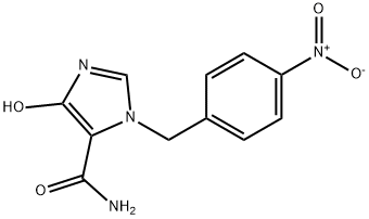 3-(4-Nitrobenzyl)-5-hydroxy-3H-imidazole-4-carboxamide 구조식 이미지