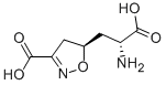 (R)-5-((R)-2-AMINO-2-CARBOXYETHYL)-4,5-DIHYDROISOXAZOLE-3-CARBOXYLIC ACID 구조식 이미지