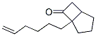 Bicyclo[3.2.0]heptan-6-one, 5-(5-hexenyl)- (9CI) Structure