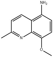 8-methoxy-2-methyl-5-quinolinamine(SALTDATA: FREE) Structure