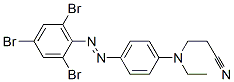3-[ethyl[4-[(2,4,6-tribromophenyl)azo]phenyl]amino]propiononitrile Structure