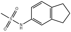 N-2,3-Dihydro-1H-inden-5-ylmethanesulfonamide Structure