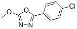 2-(4-chlorophenyl)-5-methoxy-1,3,4-oxadiazole Structure