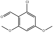 2-CHLORO-4,6-DIMEHOXYBENZALDEHYDE 구조식 이미지