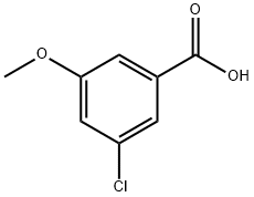 3-CHLORO-5-METHOXY-BENZOIC ACID 구조식 이미지