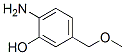Phenol,  2-amino-5-(methoxymethyl)- Structure