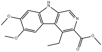 METHYL-6,7-DIMETHOXY-4-ETHYL-BETA-CARBOLINE-3-CARBOXYLATE Structure