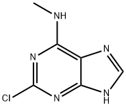 2-CHLORO-N-METHYL-9H-PURIN-6-AMINE 구조식 이미지