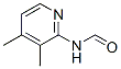 Formamide,  N-(3,4-dimethyl-2-pyridinyl)- Structure