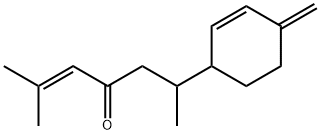 2-methyl-6-(4-methylidene-1-cyclohex-2-enyl)hept-2-en-4-one 구조식 이미지