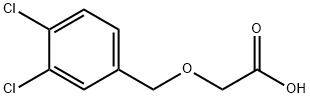 3,4-dichlorobenzyloxyacetic acid Structure