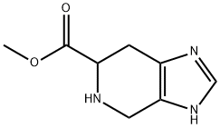 4,5,6,7-tetrahydro-3H-imidazo[4,5-d]pyridine-6-carboxylic acid methyl ester 구조식 이미지