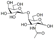2-(Acetylamino)-2-deoxy-4-O--D-galactopyranosyl-D-galactopyranose 구조식 이미지