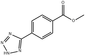 Methyl 4-(2H-1,2,3,4-tetrazol-5-yl)benzoate 구조식 이미지