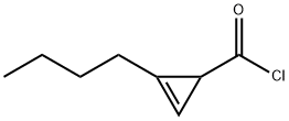 2-Cyclopropene-1-carbonyl chloride, 2-butyl- (9CI) Structure