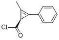 2-Cyclopropene-1-carbonylchloride,2-methyl-3-phenyl-,(S)-(9CI) 구조식 이미지