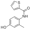 2-Thiophenecarboxamide,N-(4-hydroxy-2-methylphenyl)- Structure