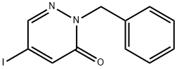 5-Iodo-2-(phenylmethyl)-3(2H)-pyridazinone Structure