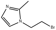 1-(2-bromoethyl)-2-methyl-1H-imidazole(SALTDATA: 0.9HBr) Structure