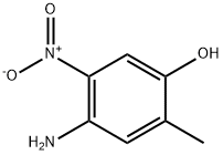 페놀,4-아미노-2-메틸-5-니트로- 구조식 이미지