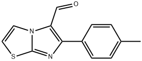 6-(4-METHYLPHENYL)IMIDAZO[2,1-B][1,3]THIAZOLE-5-CARBALDEHYDE 구조식 이미지