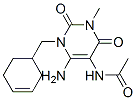 Acetamide,  N-[6-amino-1-(3-cyclohexen-1-ylmethyl)-1,2,3,4-tetrahydro-3-methyl-2,4-dioxo-5-pyrimidinyl]- Structure