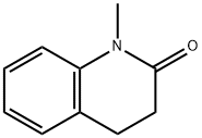 1-Methyl-3,4-dihydro-1H-quinolin-2-one Structure