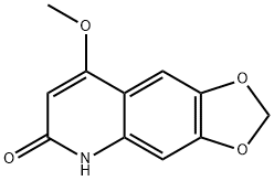 8-METHOXY-1,3-DIOXOLO[4,5-G]QUINOLIN-6(5H)-ONE 구조식 이미지