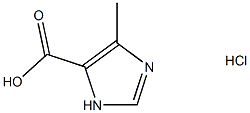 4-Methyl-1H-imidazole-5-carboxylic acid hydrochloride Structure