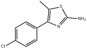 4-(4-CHLORO-PHENYL)-5-METHYL-THIAZOL-2-YLAMINE 구조식 이미지