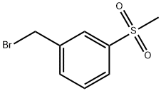 3-(Methylsulphonyl)benzyl bromide 97% 구조식 이미지
