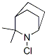 2-Chloro-3,3-dimethyl-2-azabicyclo[2.2.2]octane Structure