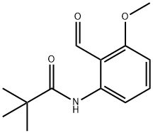 N-(2-FORMYL-3-METHOXY-PHENYL)-2,2-DIMETHYL-PROPIONAMIDE Structure