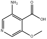 3-AMINO-5-METHOXYISONICOTINIC ACID Structure
