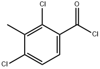 Benzoyl chloride, 2,4-dichloro-3-methyl- Structure