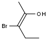 2-펜텐-2-올,3-브로모- 구조식 이미지